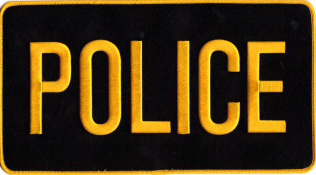 NMMP POLICE Back Patch